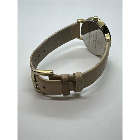 Kate Spade New York Metro 0073 Women\'s Beige Leather Analog Quartz Watch JNA505 main image 7